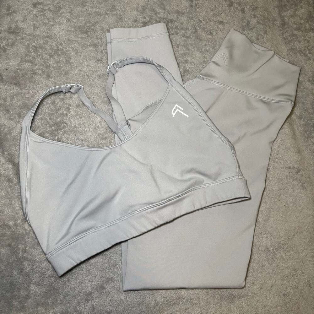 Oner Active Everyday Strappy Sports Bra and High-Waisted Leggings Matching Set